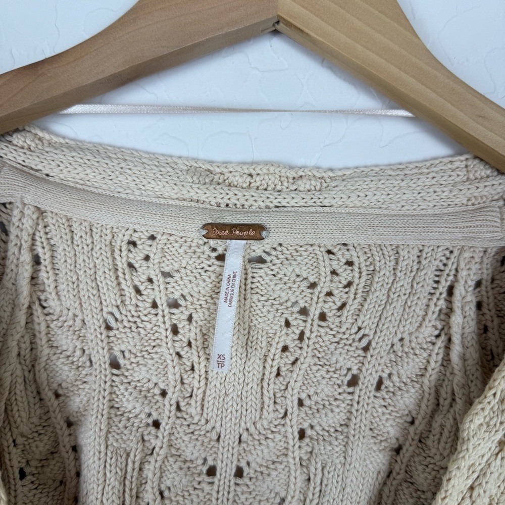 Free People Olive You Cardi in Macadamia - Picture 7 of 9